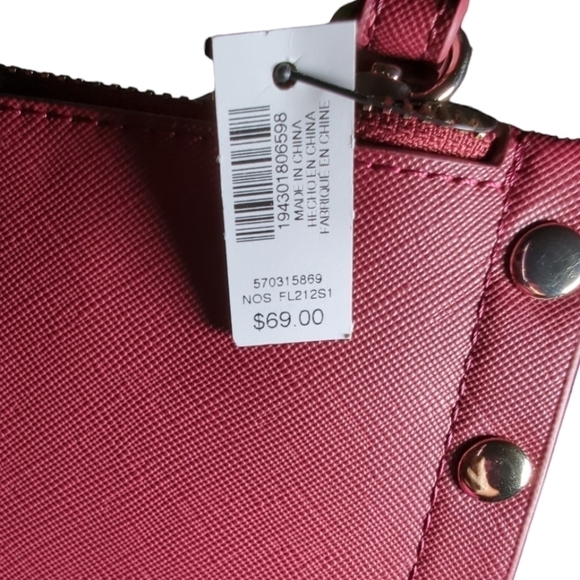 New White House Black Market Floral Studded Wristlet - Picture 4 of 6